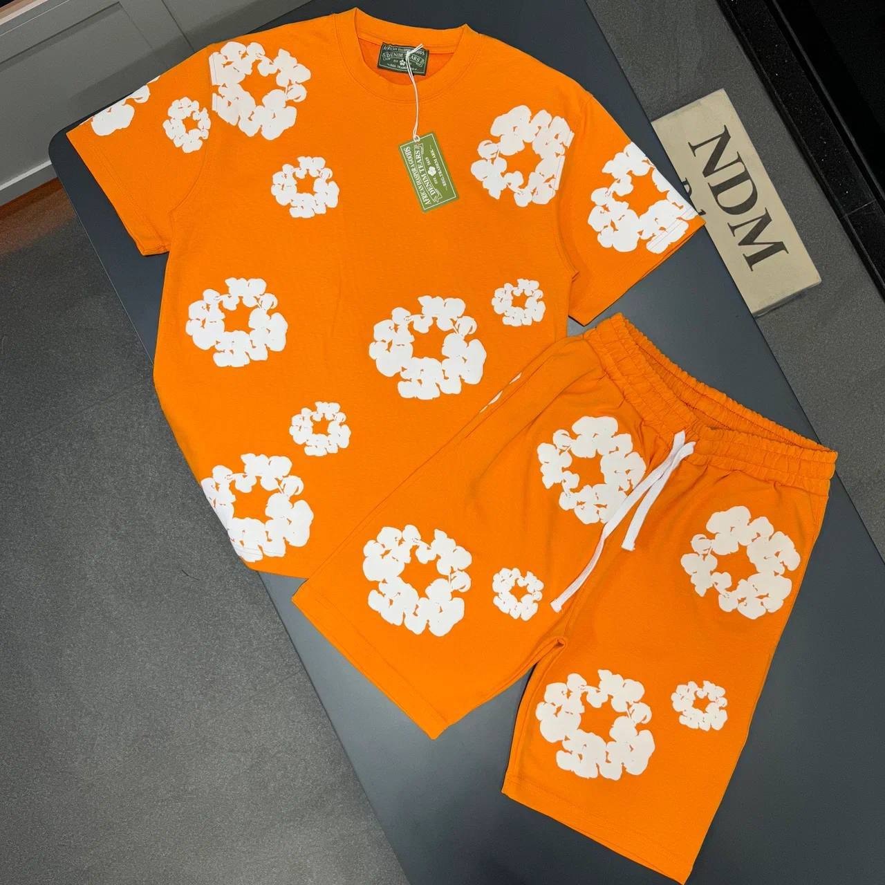 Men cotton short set