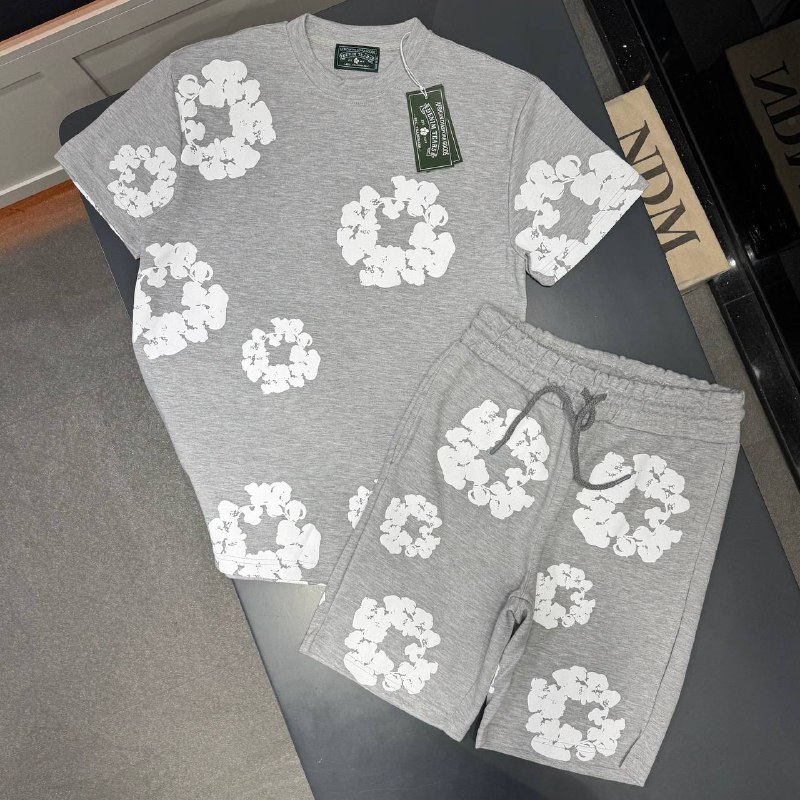 Men cotton short set