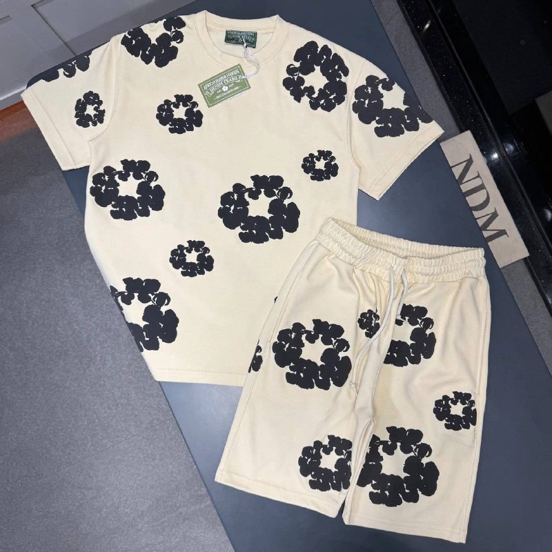 Men cotton short set