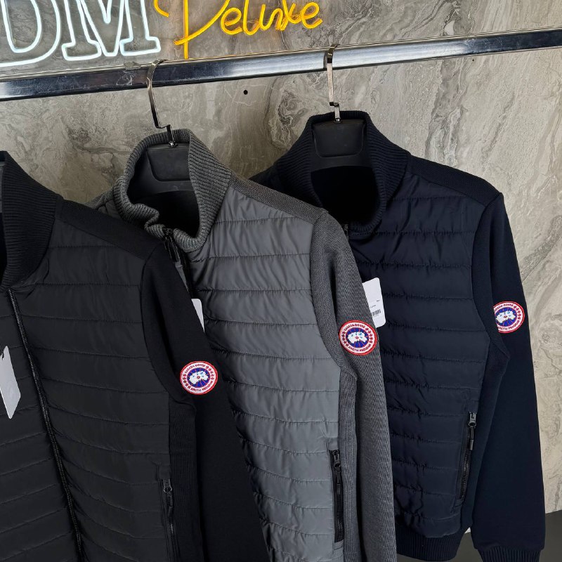 Men Hybridge Knit jacket